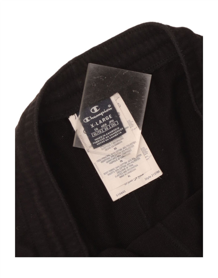 Champion Mens Graphic Sport Shorts XL  Black Cotton
