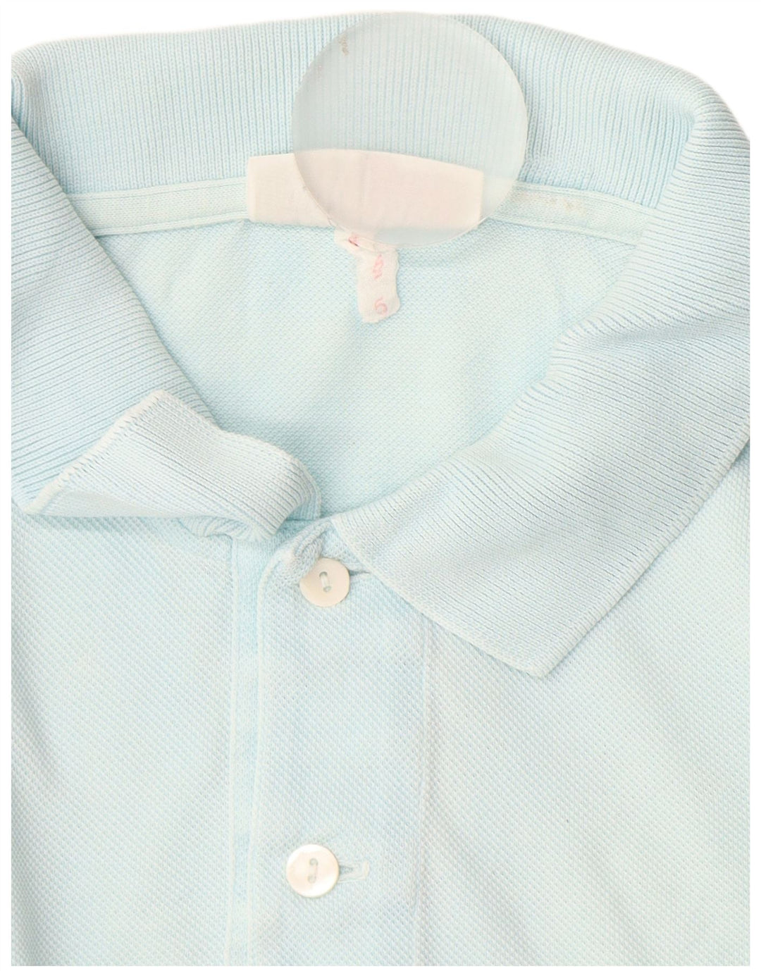 Lacoste Mens Polo Shirt Size 5 Large Blue Cotton