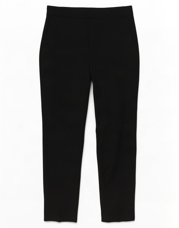 Zara Womens Slim Casual Trousers EU 34 2XS W24 L26 Black Polyester