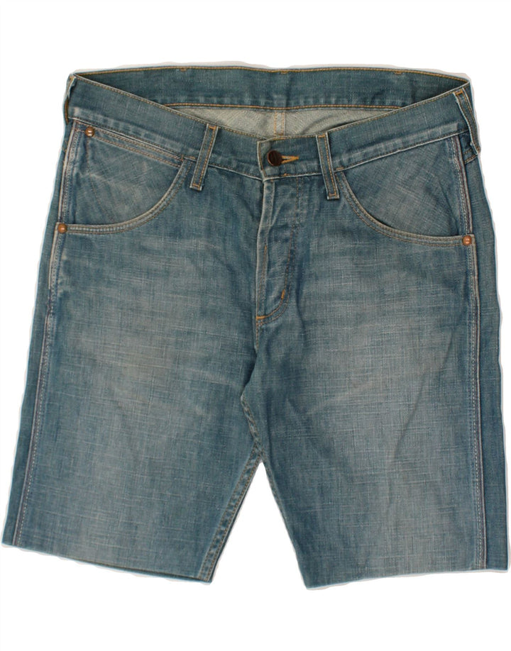 WRANGLER Mens Denim Shorts W32 Medium  Blue Cotton Vintage Wrangler and Second-Hand Wrangler from Messina Hembry 