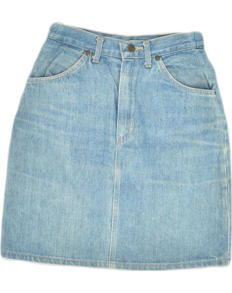 RIFLE Womens Denim Skirt W28 Medium Blue Cotton | Vintage Rifle | Thrift | Second-Hand Rifle | Used Clothing | Messina Hembry 