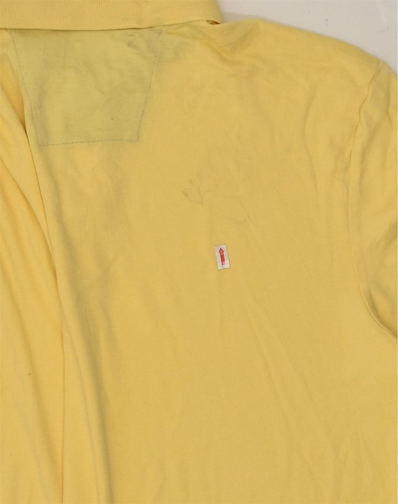 NAUTICA Mens Polo Shirt XL Yellow Cotton | Vintage Nautica | Thrift | Second-Hand Nautica | Used Clothing | Messina Hembry 