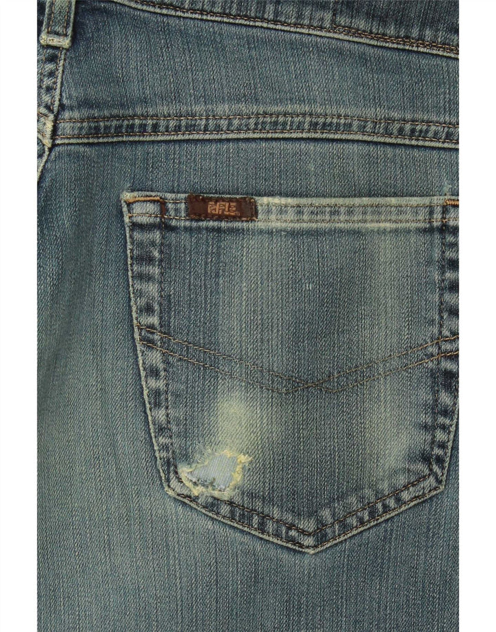 Rifle Womens Straight Jeans W32 L32 Blue