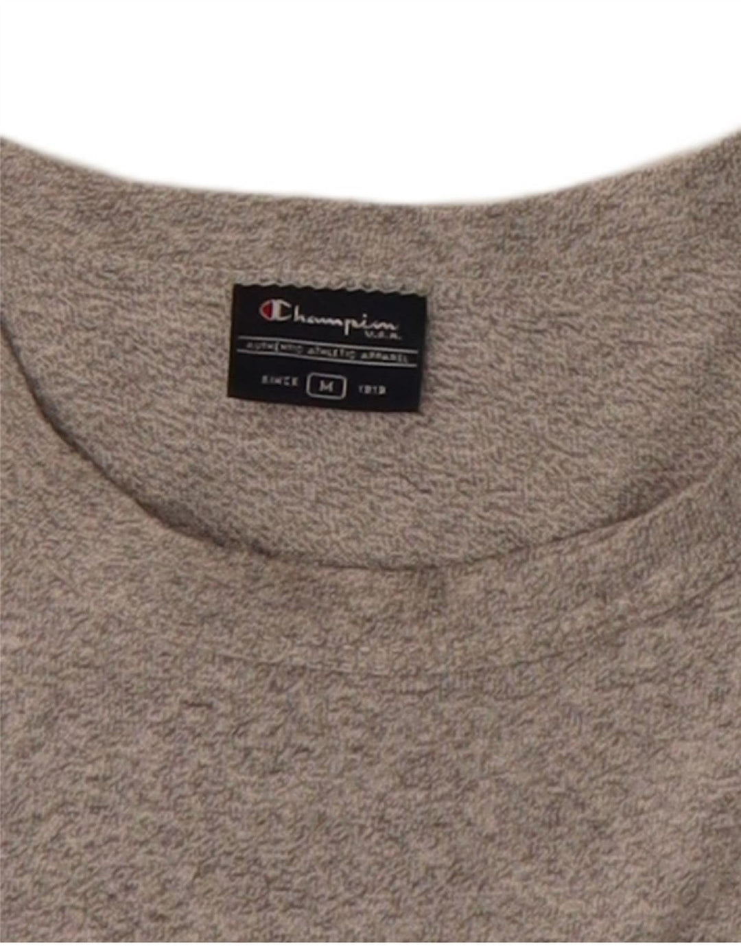 CHAMPION Womens Graphic T-Shirt Top UK 14 Medium Grey