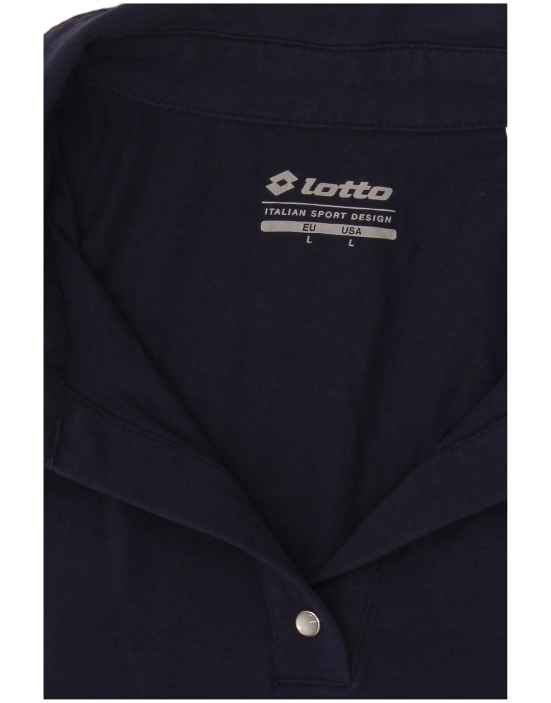 Lotto Womens Polo Shirt UK 14 Large Navy Blue