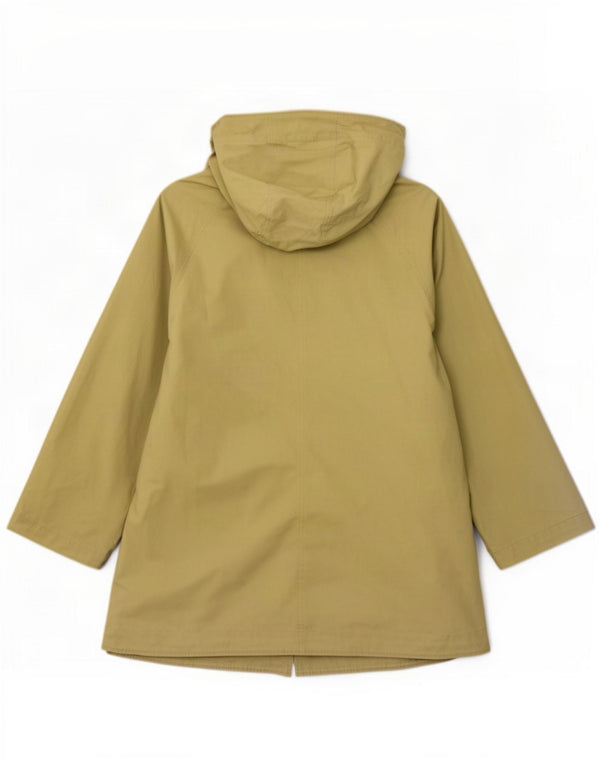 B.Ballarini Womens Hooded Cape Coat UK 22 3XL Green