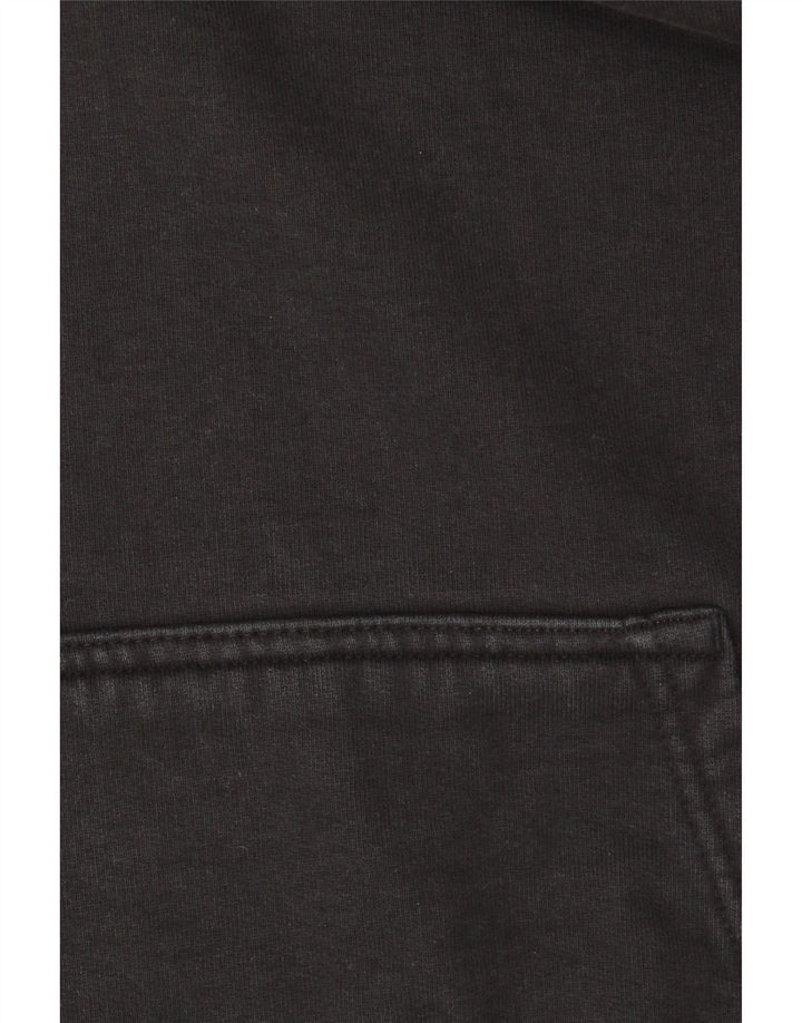 ADIDAS Mens Hoodie Jumper Medium Black Cotton