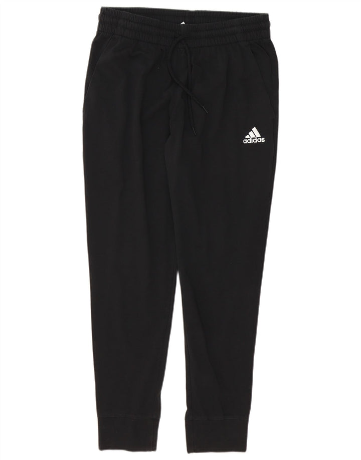 ADIDAS Mens Tracksuit Trousers Joggers Medium  Black Cotton