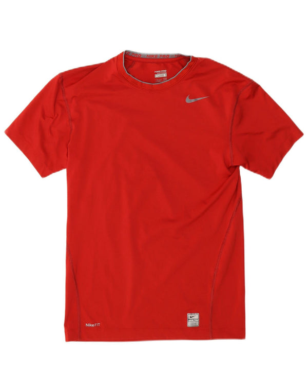 Nike Mens T-Shirt Top UK 42/44 Large Red