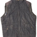 Fat Face Mens Padded Gilet UK 42 XL Navy Blue Polyester