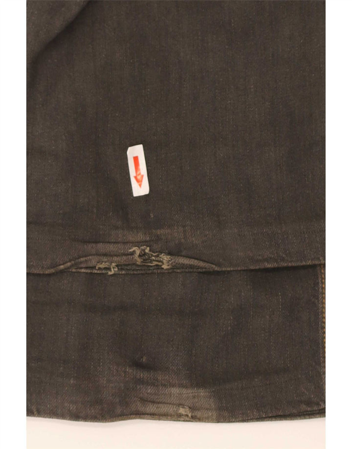 Diesel Mens Straight Jeans W31 L36 Khaki Cotton