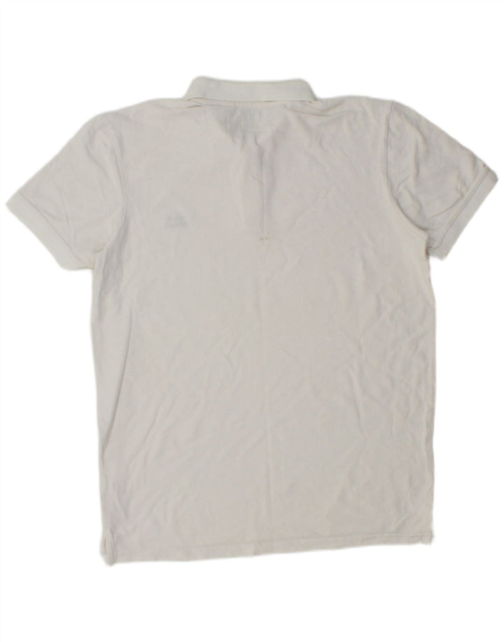 Jack Wills Mens Polo Shirt Medium White Cotton