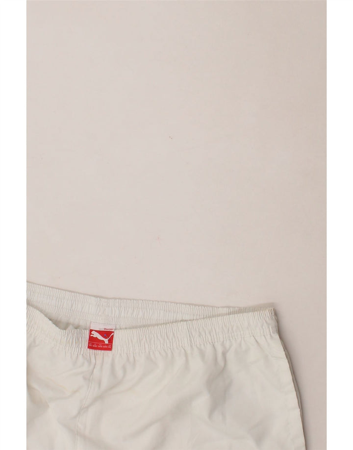 PUMA Mens Graphic Sport Shorts 2XL  White Polyester Sports Vintage Puma and Second-Hand Puma from Messina Hembry 