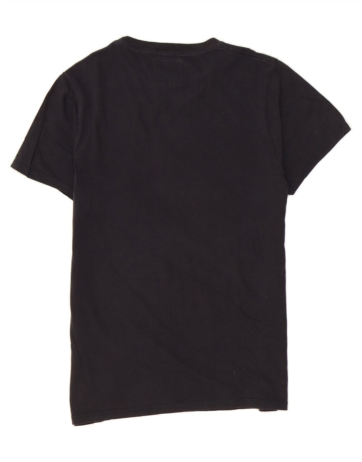 LEVI'S Boys Graphic T-Shirt Top 15-16 Years Black Vintage Levi's and Second-Hand Levi's from Messina Hembry 