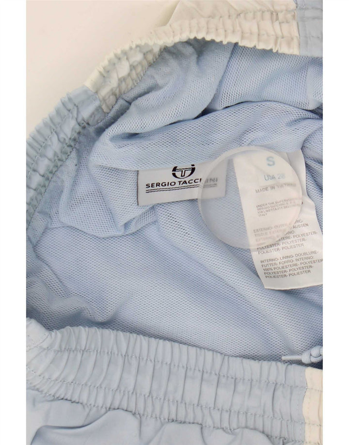 Sergio Tacchini Mens Tracksuit Trousers Joggers Small Blue Colourblock