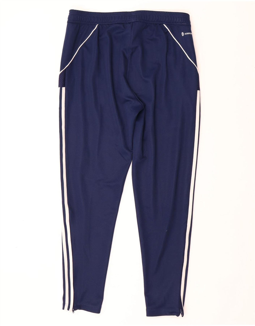 ADIDAS Mens Aeroready Slim Fit Tracksuit Trousers Large  Navy Blue