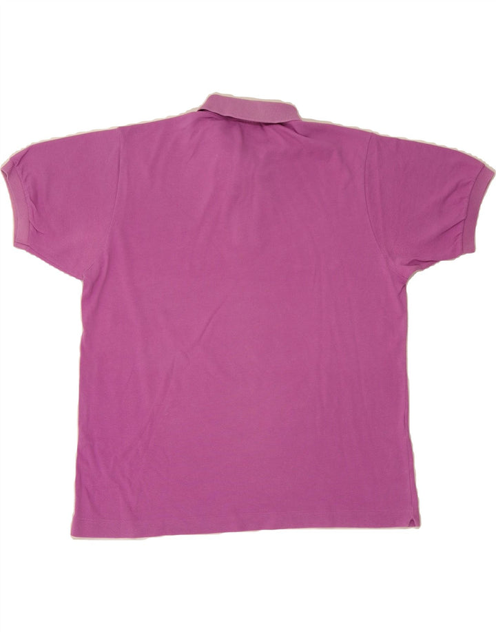 LACOSTE Mens Polo Shirt Size 5 Large Purple Cotton Vintage Lacoste and Second-Hand Lacoste from Messina Hembry 