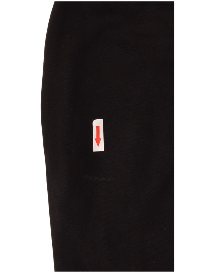 Armani Mens Graphic Tracksuit Trousers Joggers Small  Black Cotton