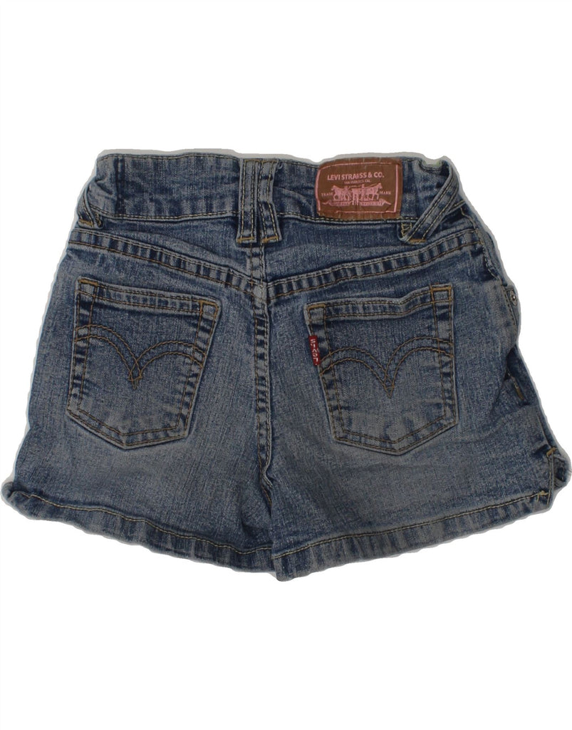 LEVI'S Girls Denim Shorts 5-6 Years W18  Blue Ramie | Vintage Levi's | Thrift | Second-Hand Levi's | Used Clothing | Messina Hembry 