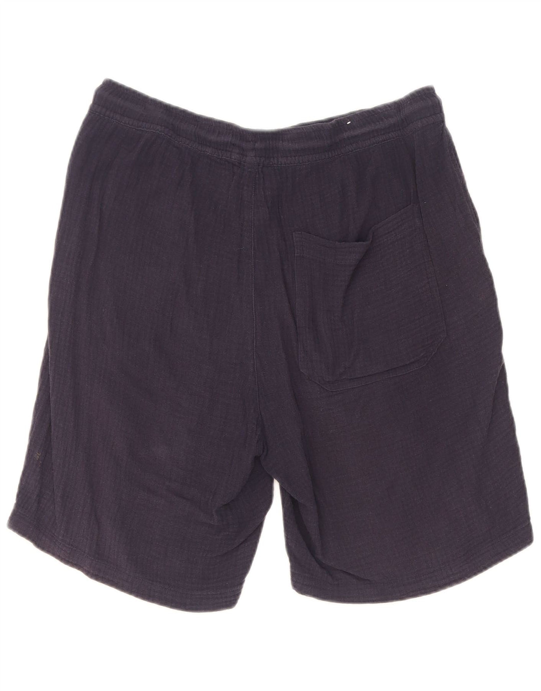 Zara Mens Sport Shorts Medium  Navy Blue Cotton