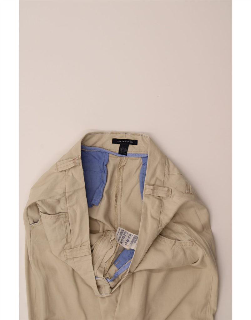 TOMMY HILFIGER Womens Straight Chino Trousers US 6 Medium W34 L29 Beige Vintage Tommy Hilfiger and Second-Hand Tommy Hilfiger from Messina Hembry 