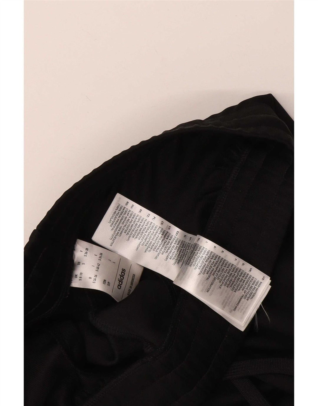 Adidas Womens Tracksuit Trousers UK 8/10 Small Black Polyester
