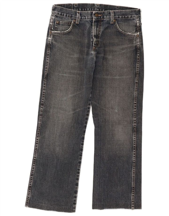 Wrangler Mens Bootcut Jeans W32 L27 Blue Cotton