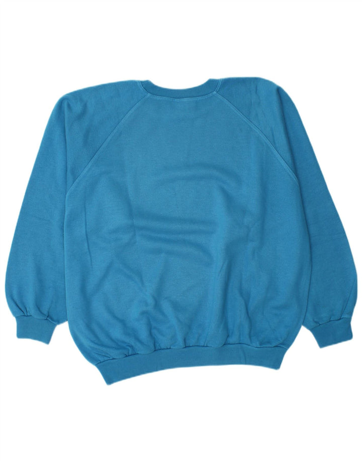 Parmalat Mens Graphic Sweatshirt Jumper Large Blue Cotton