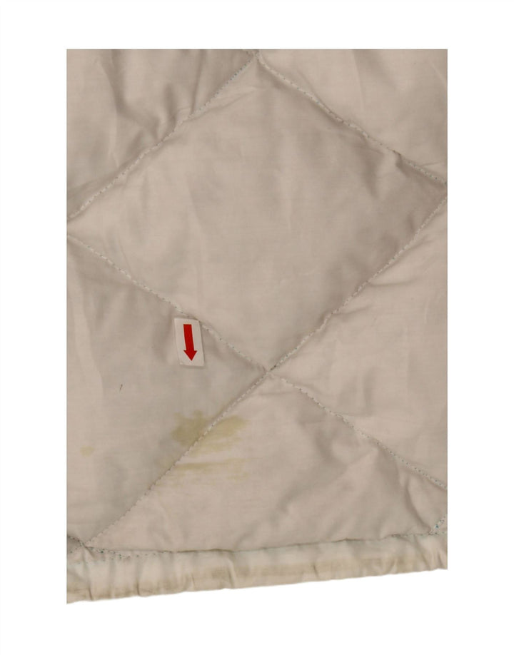 Dolomite Mens Hooded Reversible Padded Jacket UK 36 Small White Polyester