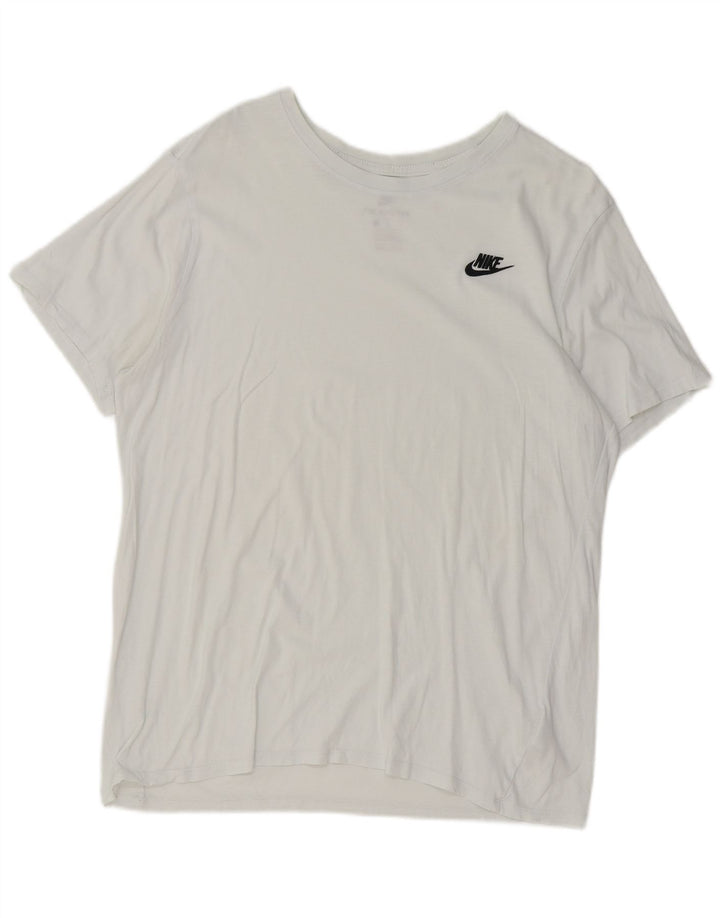 Nike Mens Athletic Cut T-Shirt Top Large Blue Cotton