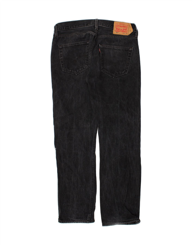 LEVI'S Mens 501 Straight Jeans W32 L28 Black Cotton | Vintage Levi's | Thrift | Second-Hand Levi's | Used Clothing | Messina Hembry 