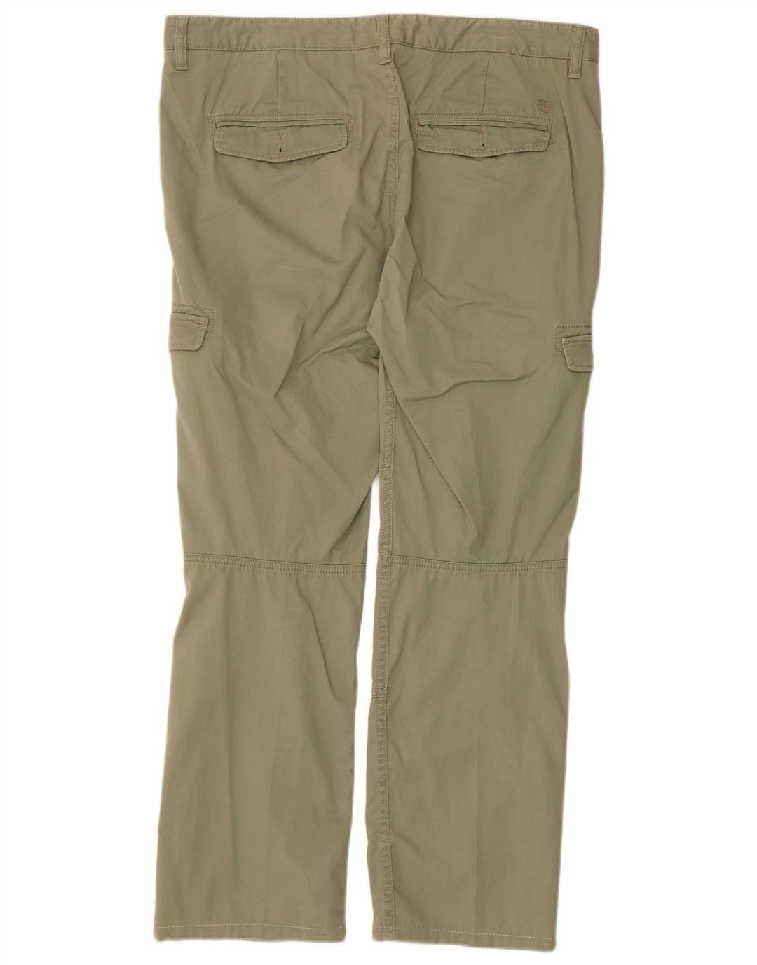 Timberland Mens Earthkeepers Straight Cargo Trousers W35 L28 Khaki Cotton