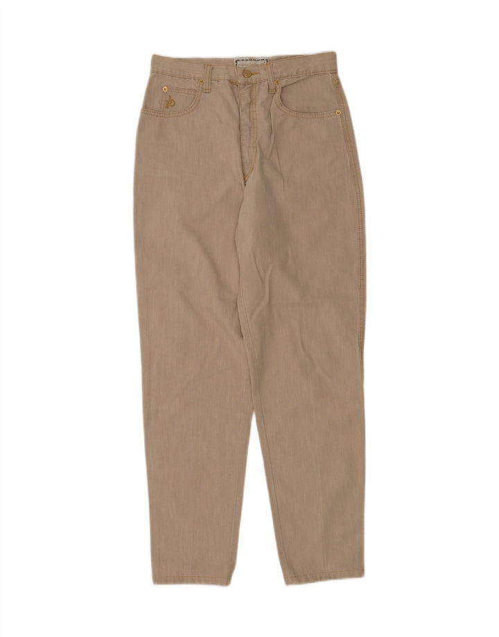 ROCCOBAROCCO Womens Tapered Jeans W30 L30 Beige Vintage Roccobarocco and Second-Hand Roccobarocco from Messina Hembry 