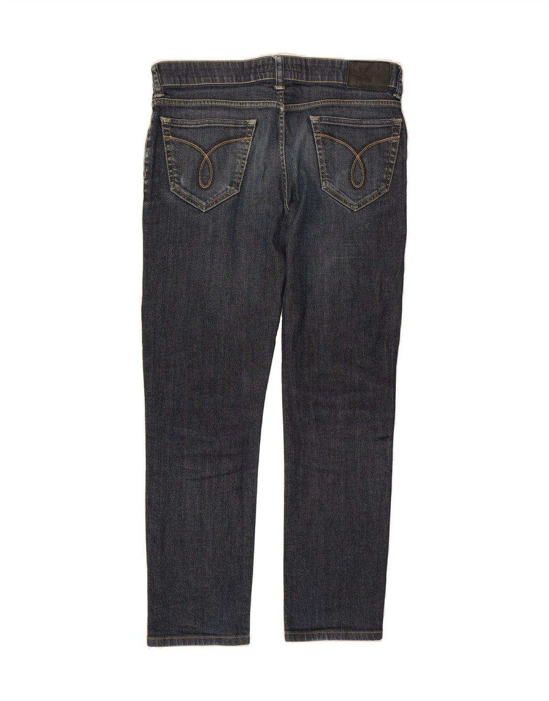 CALVIN KLEIN Womens Slim Jeans W33 L30 Blue Cotton Vintage Calvin Klein and Second-Hand Calvin Klein from Messina Hembry 