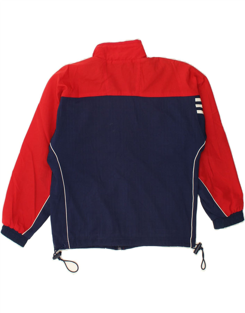 ADIDAS Boys Graphic Tracksuit Top Jacket 11-12 Years Large Navy Blue | Vintage Adidas | Thrift | Second-Hand Adidas | Used Clothing | Messina Hembry 