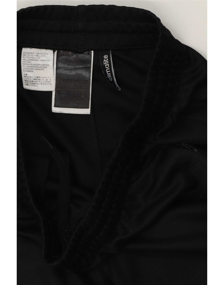 Adidas Mens Climalite Tracksuit Trousers Small Black Polyester