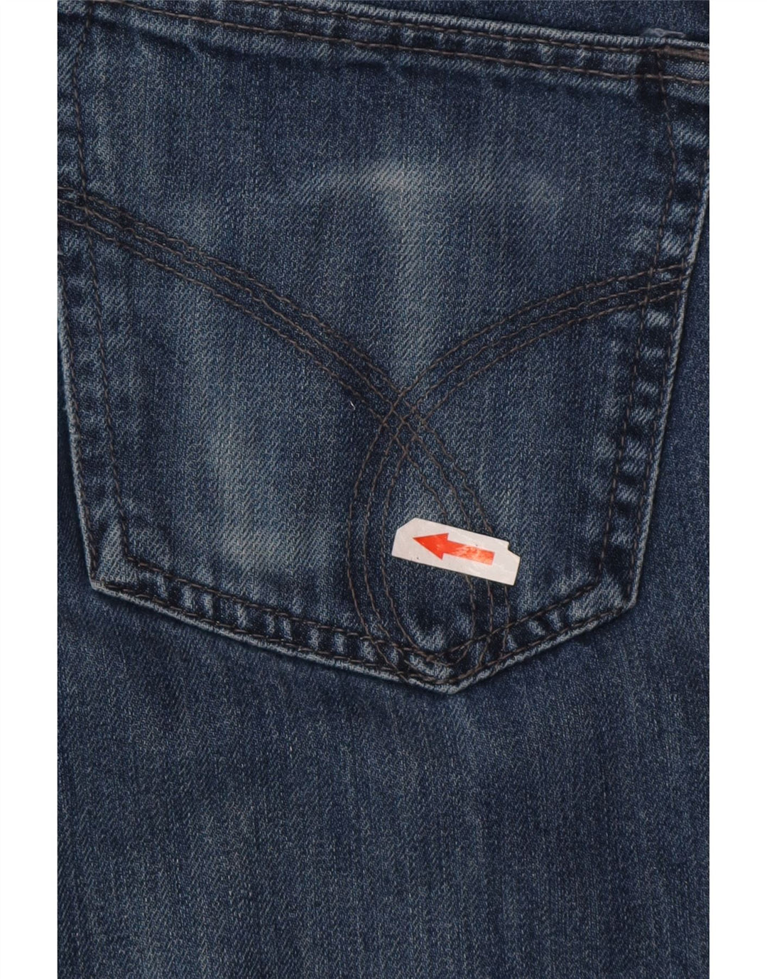 Calvin Klein Mens Slim Straight Jeans W30 L32 Blue Cotton
