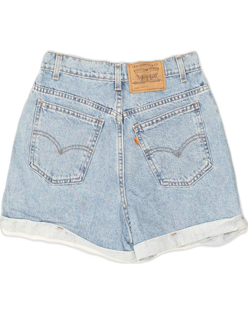 LEVI'S Girls Regular Fit Denim Shorts 8-9 Years W26 Blue Cotton | Vintage Levi's | Thrift | Second-Hand Levi's | Used Clothing | Messina Hembry 