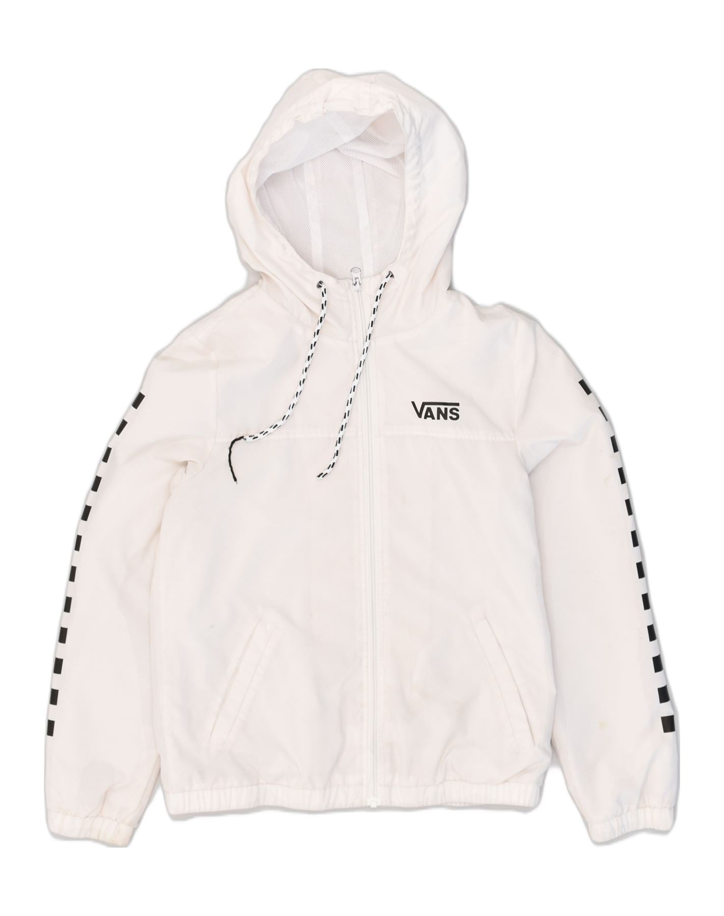 Vans windbreaker on sale mens white