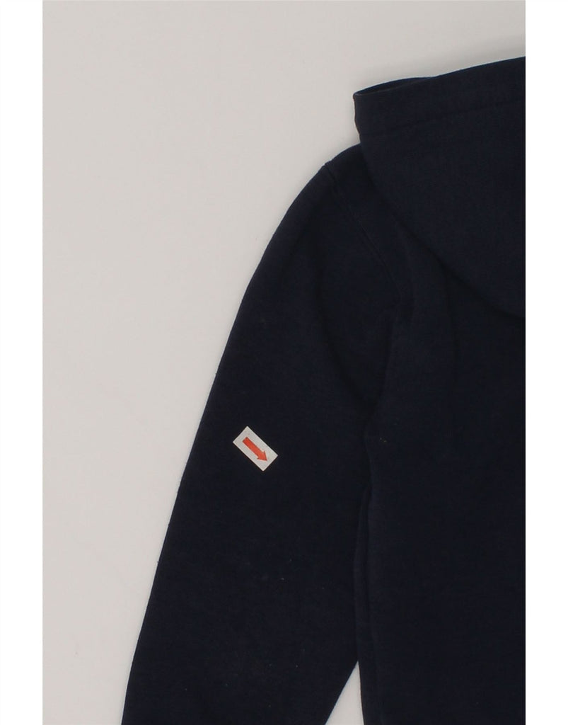 POLO RALPH LAUREN Girls Zip Hoodie Sweater 2-3 Years Navy Blue Cotton | Vintage Polo Ralph Lauren | Thrift | Second-Hand Polo Ralph Lauren | Used Clothing | Messina Hembry 