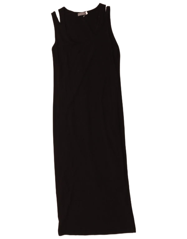 MINT VELVET Womens Sleeveless Maxi Dress UK 12 Medium Black