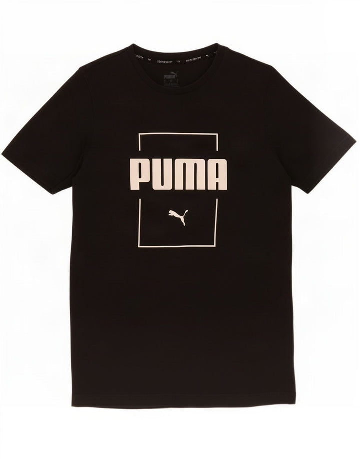 Puma Mens Graphic T-Shirt Top Small Black