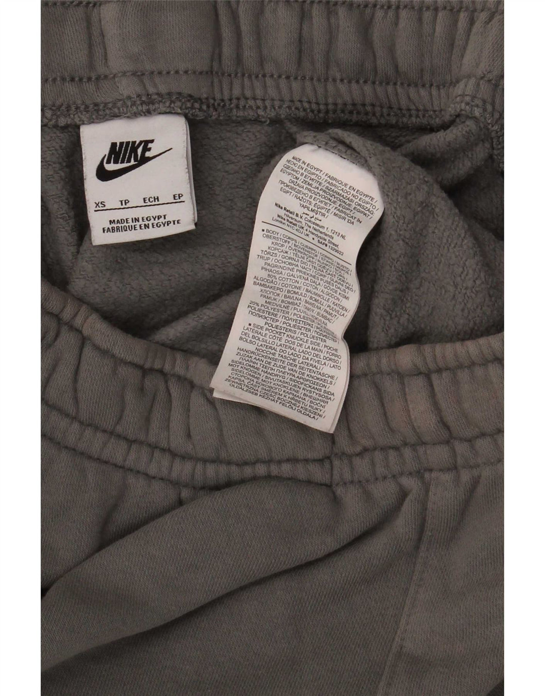 Nike Mens Tracksuit Trousers Joggers XS Grey Cotton