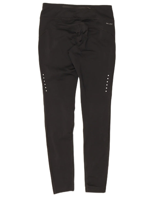 Nike Womens Dri Fit Leggings UK 10 Small Black