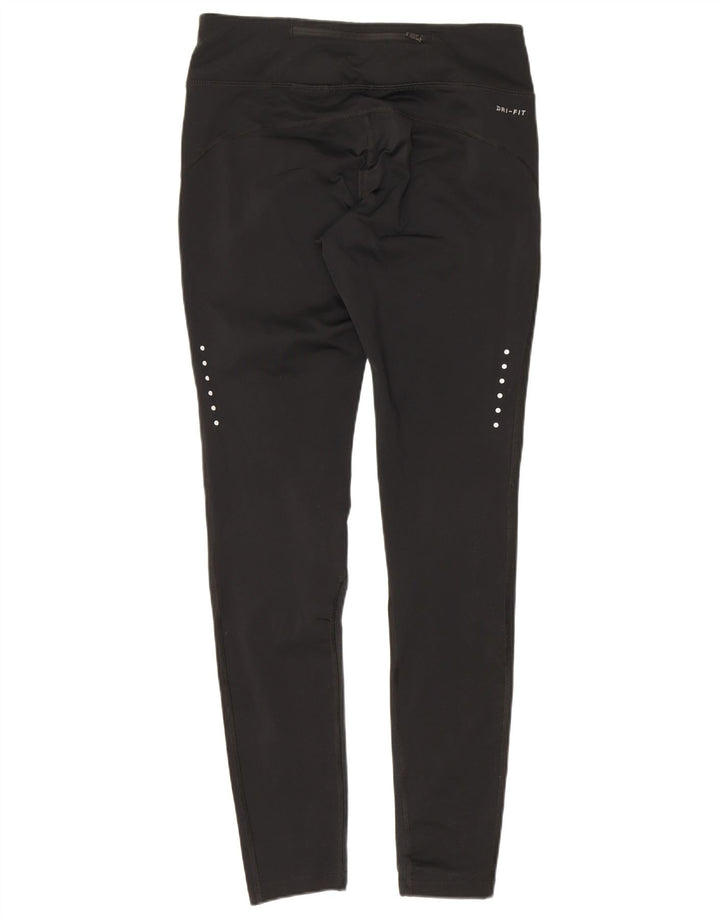 Nike Womens Dri Fit Leggings UK 10 Small Black