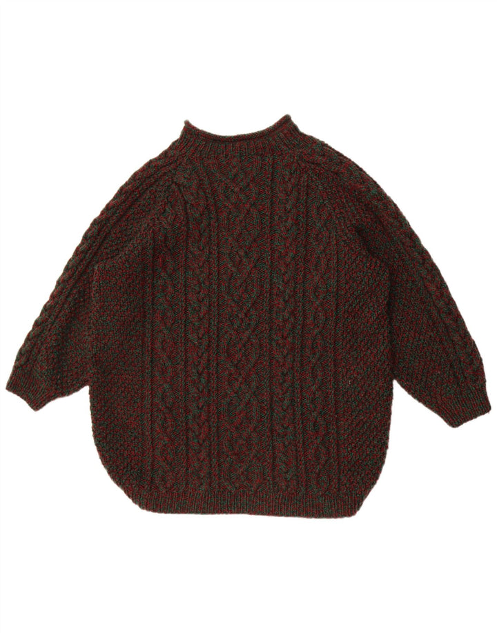 Vintage Mens Turtle Neck Jumper Sweater XL Multicoloured Flecked