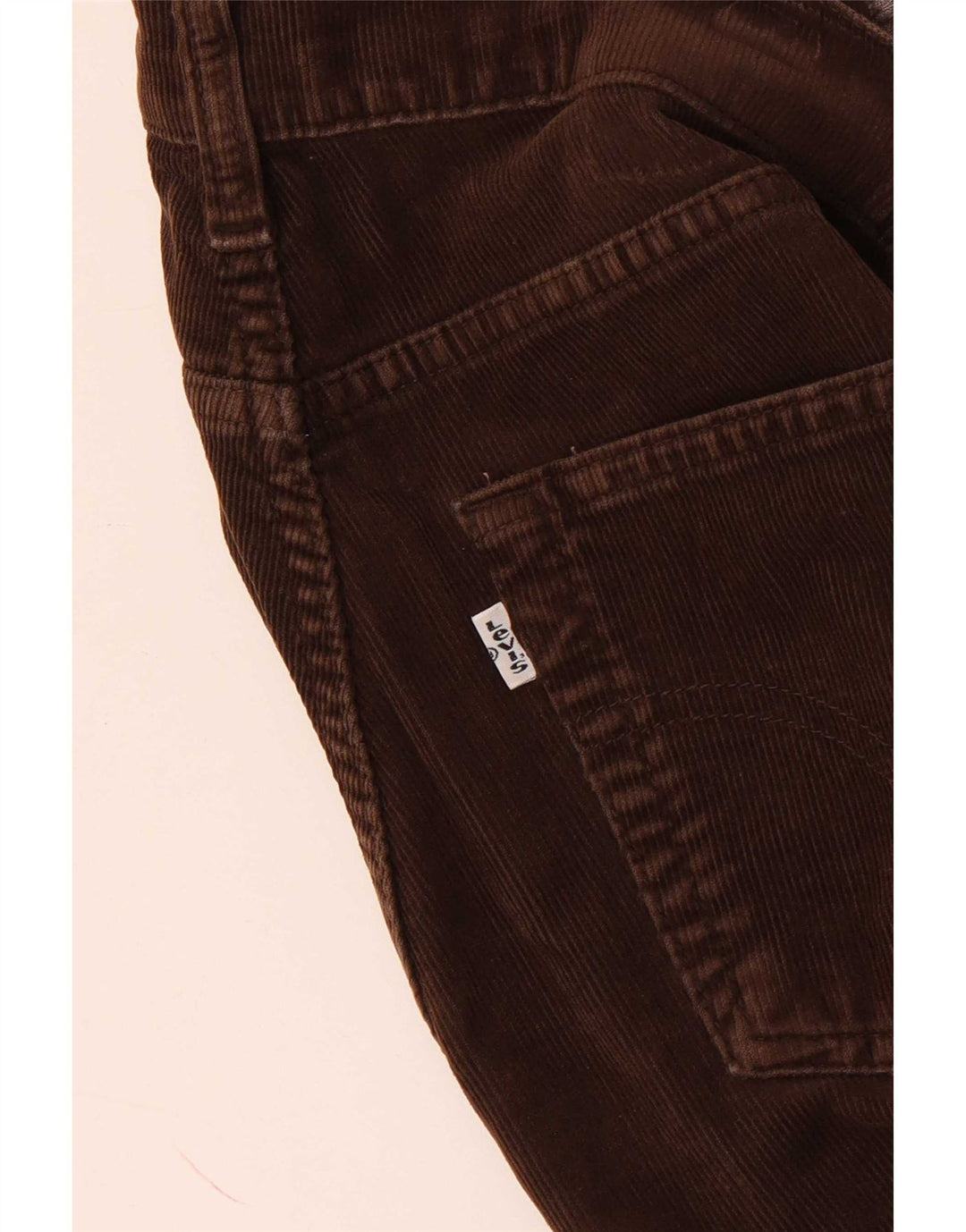 Levi's Mens Slim Corduroy Trousers W28 L29 Brown