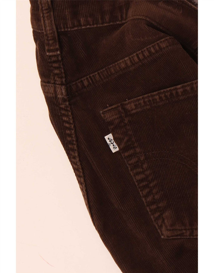 Levi's Mens Slim Corduroy Trousers W28 L29 Brown