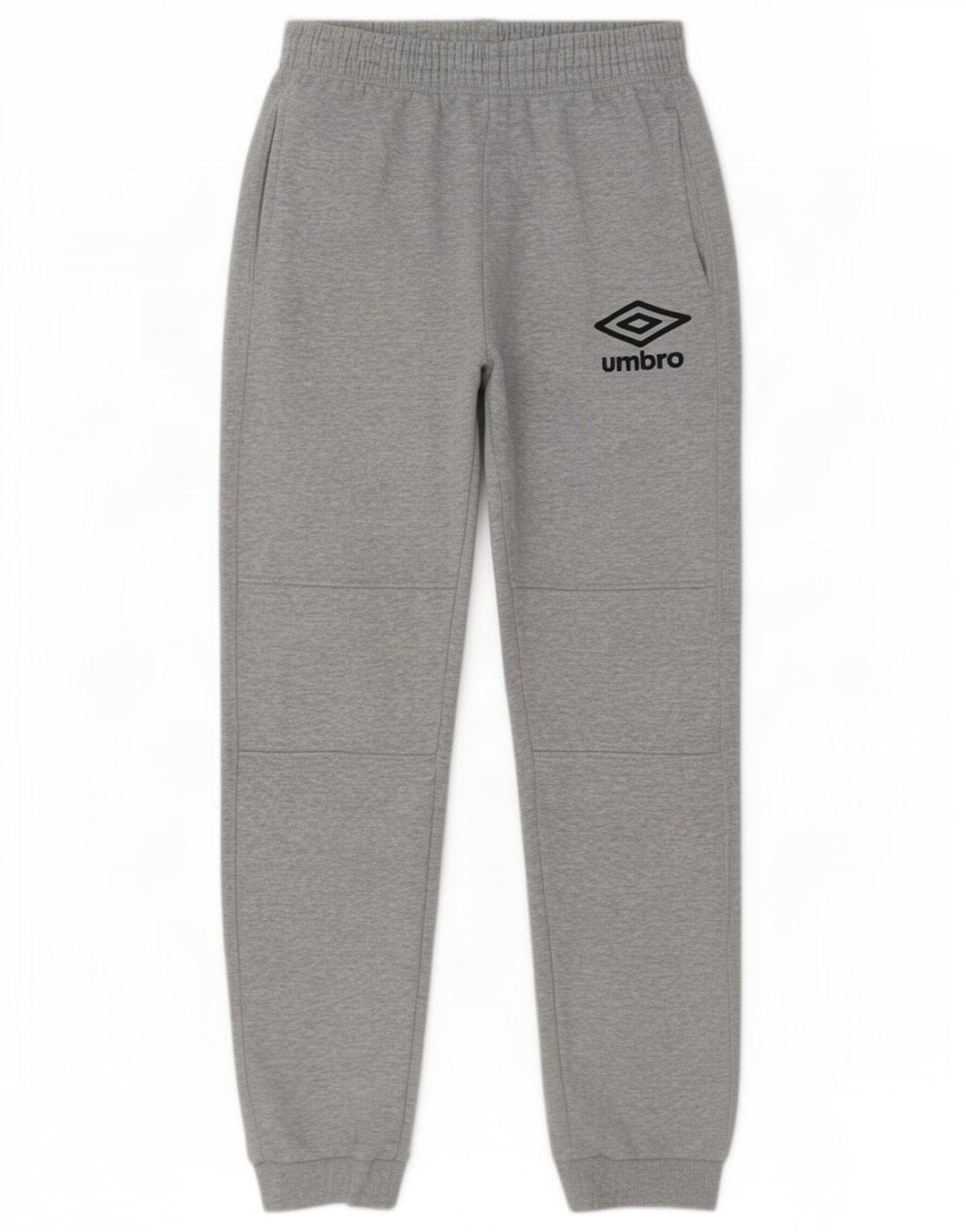 Umbro Mens Tracksuit Trousers Joggers Medium Grey Flecked Cotton