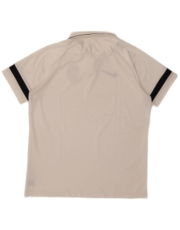 Nike Mens  Ascoli Calcio 1898 Polo Shirt XL White Colourblock Polyester